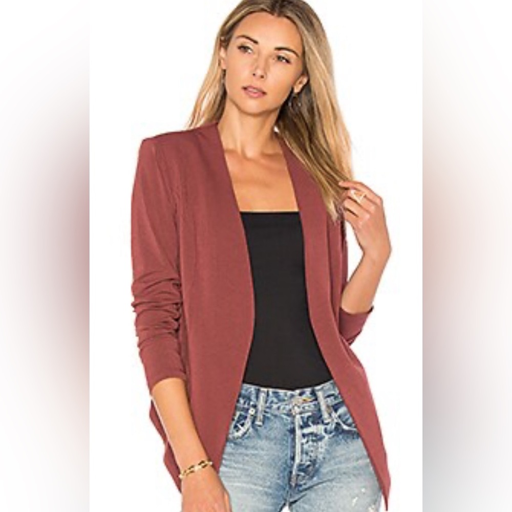 Nordstrom Open-Front Blazer in Dusty Rose